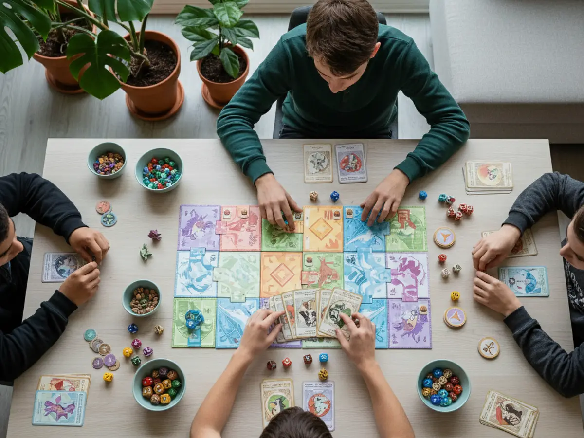 Bordspel tieners kiezen zonder gedoe